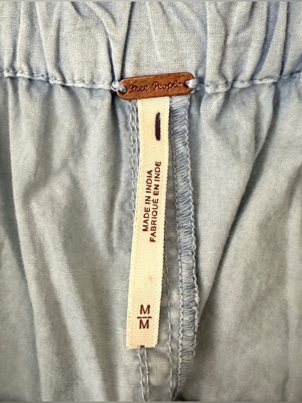 Free People Moon Bay Parachute Shorts Cashmere Blue Size M - Picture 5 of 13